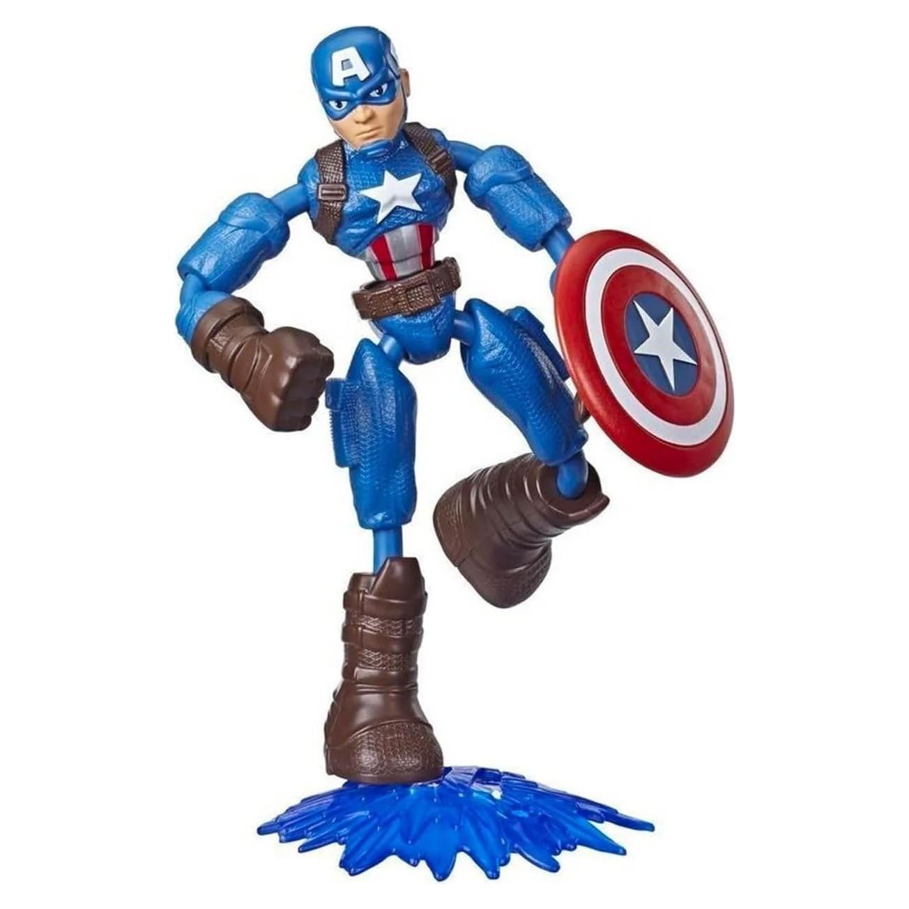 Figura de Acción Capitán América Bend and Flex Hasbro 15 cm