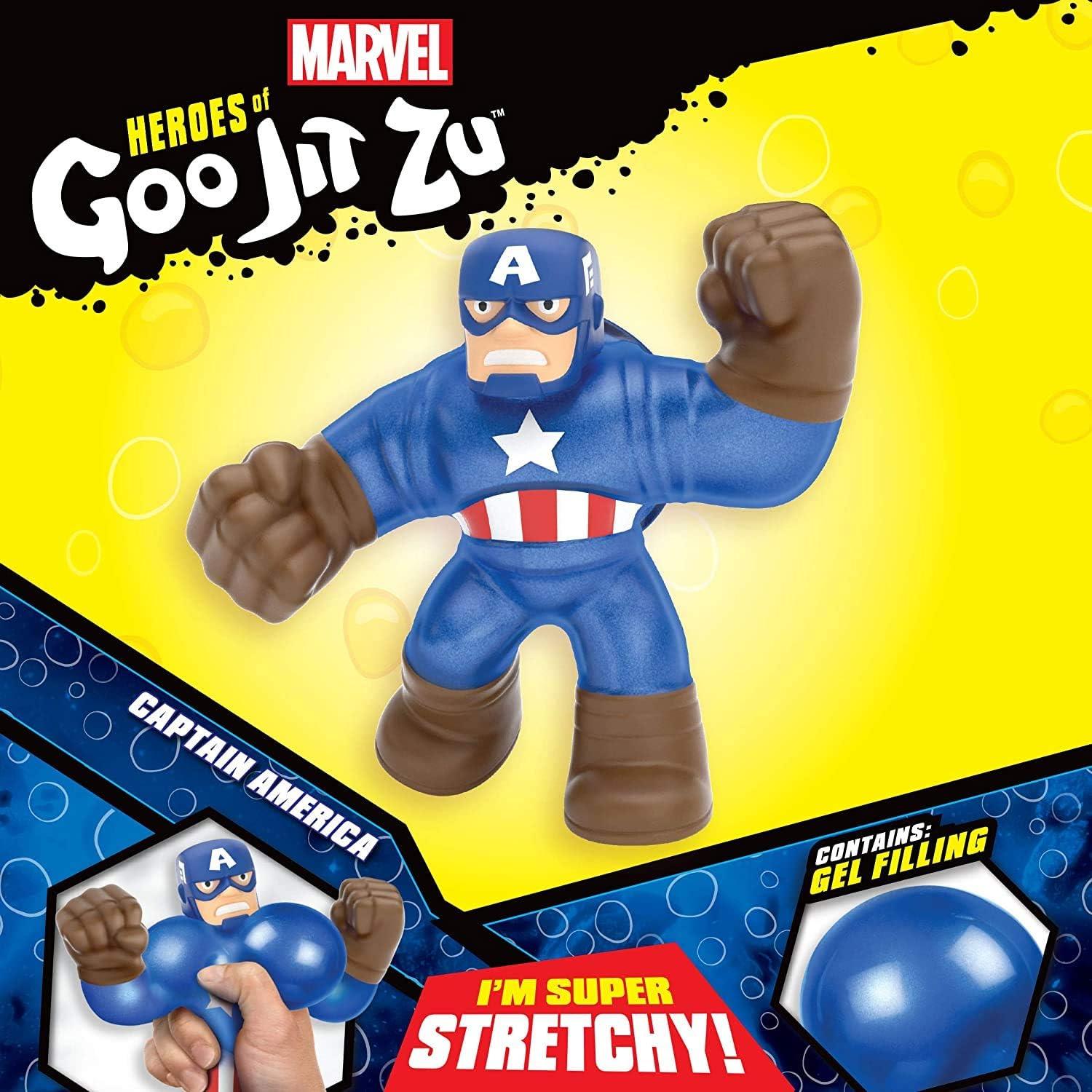 Figuras de acción Goo Jit Zu Marvel Capitán América 14.5 cm
