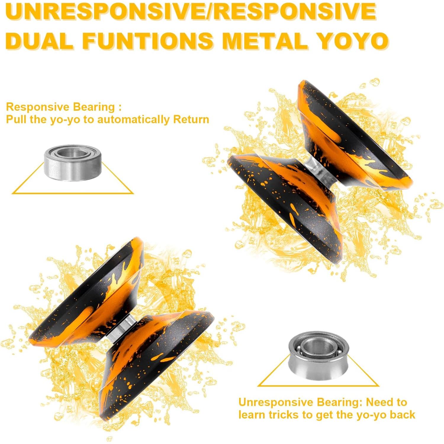 Yoyo WATIEOBOO M18 Responsivo y No Responsivo con Kit