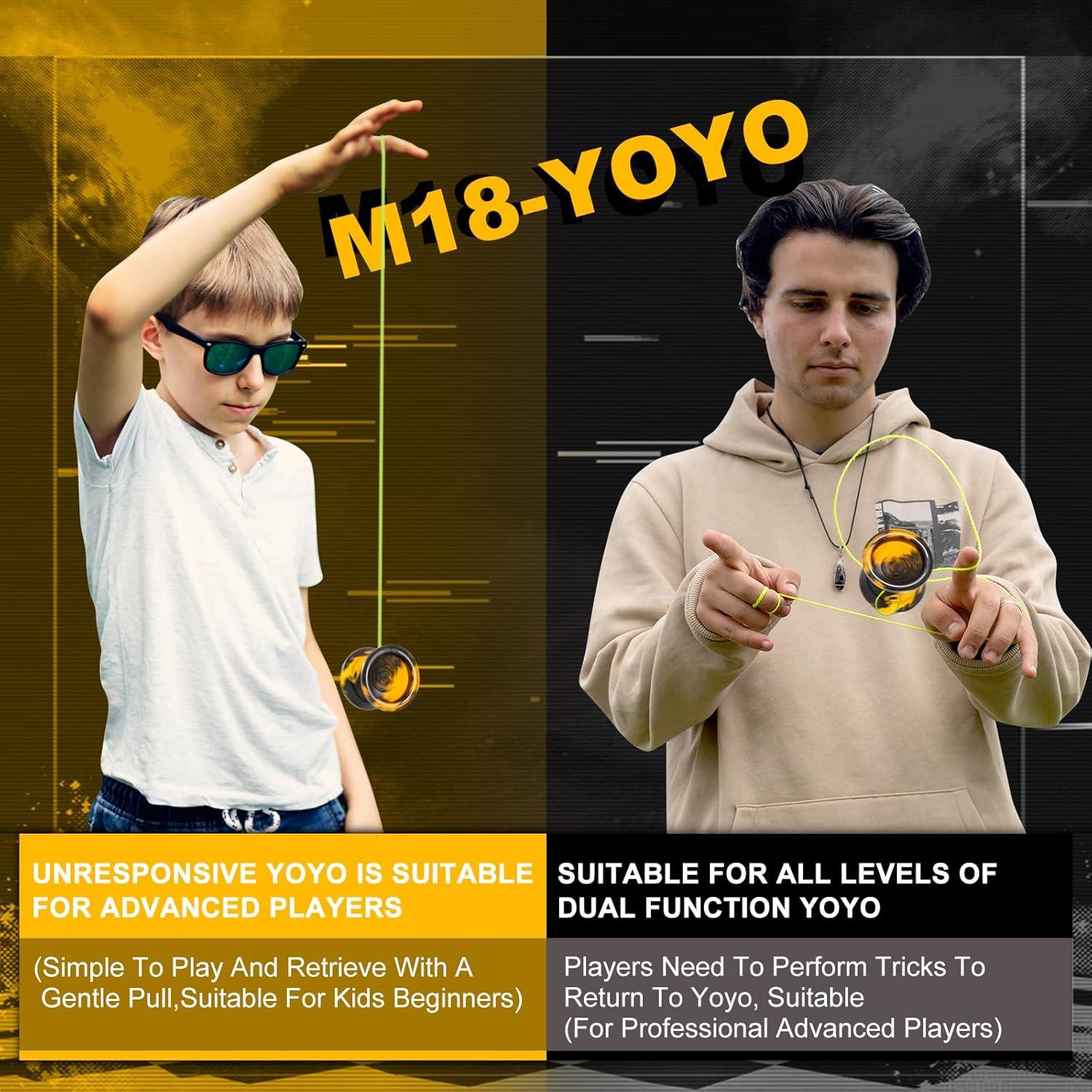 Yoyo WATIEOBOO M18 Responsivo y No Responsivo con Kit