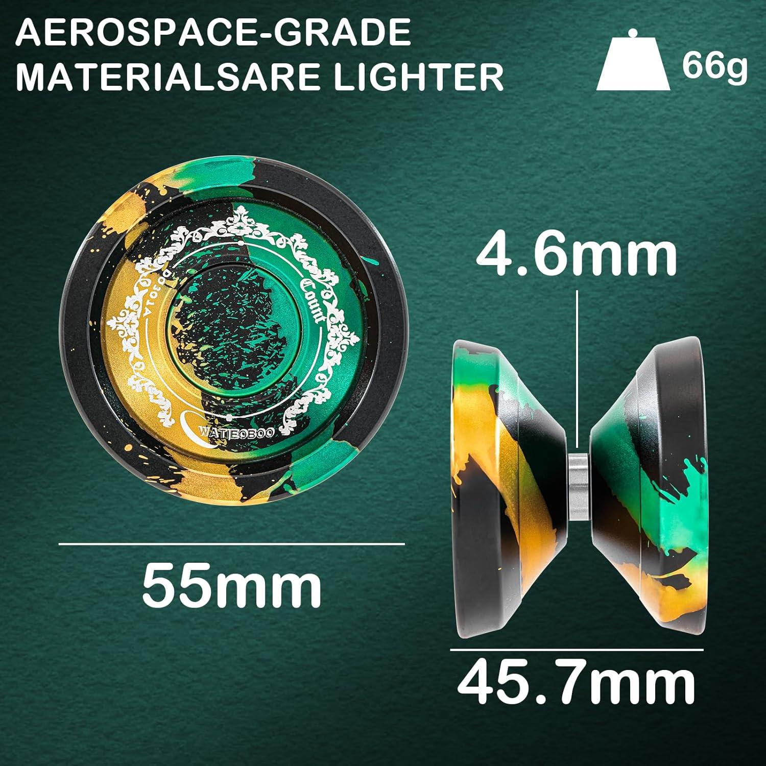 Yoyo WATIEOBOO Profesional de Metal 9cm para Niños y Adultos