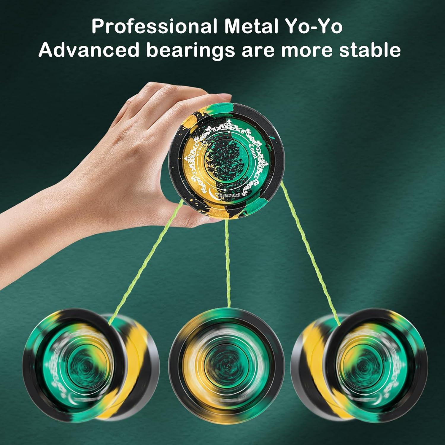 Yoyo WATIEOBOO Profesional de Metal 9cm para Niños y Adultos