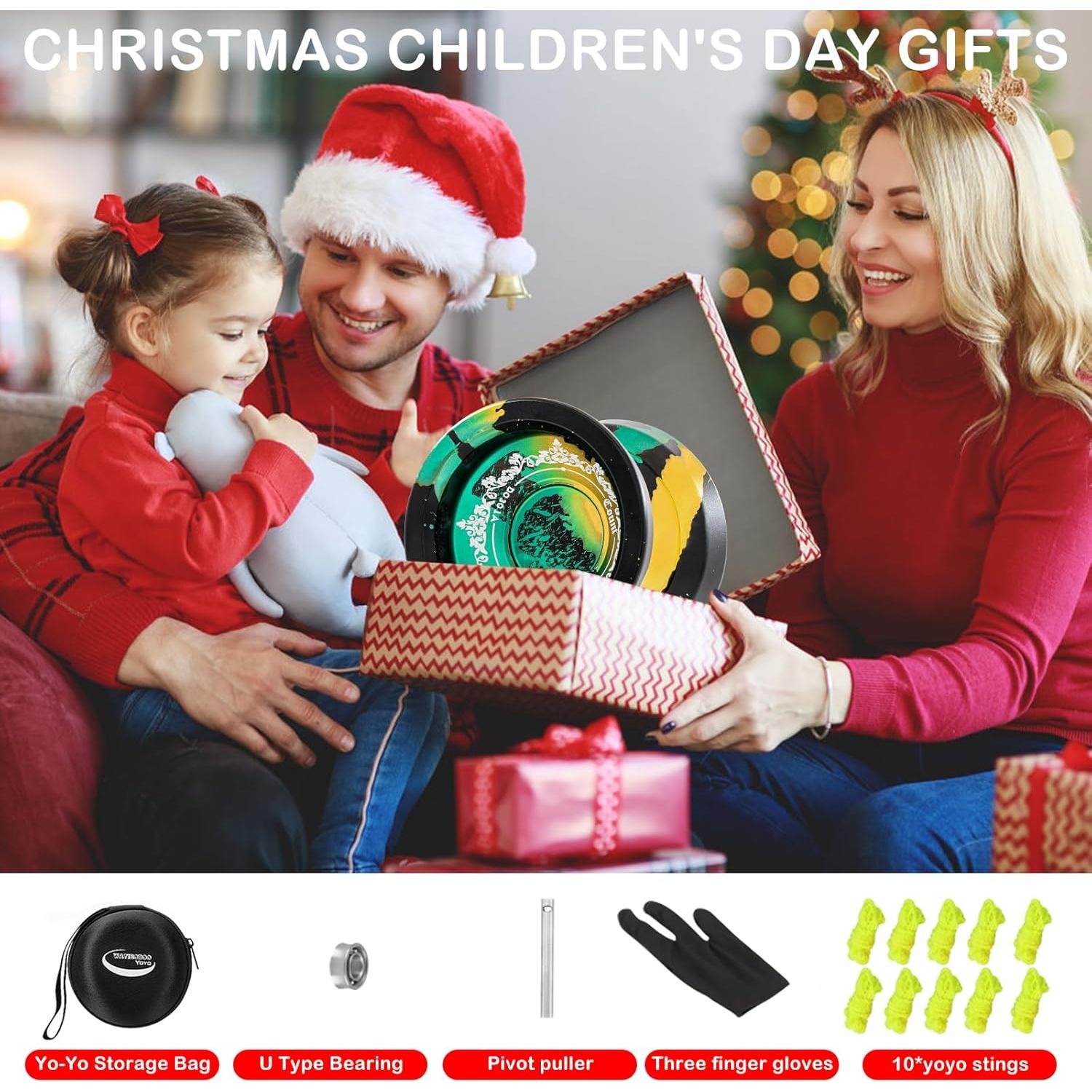 Yoyo WATIEOBOO Profesional de Metal 9cm para Niños y Adultos