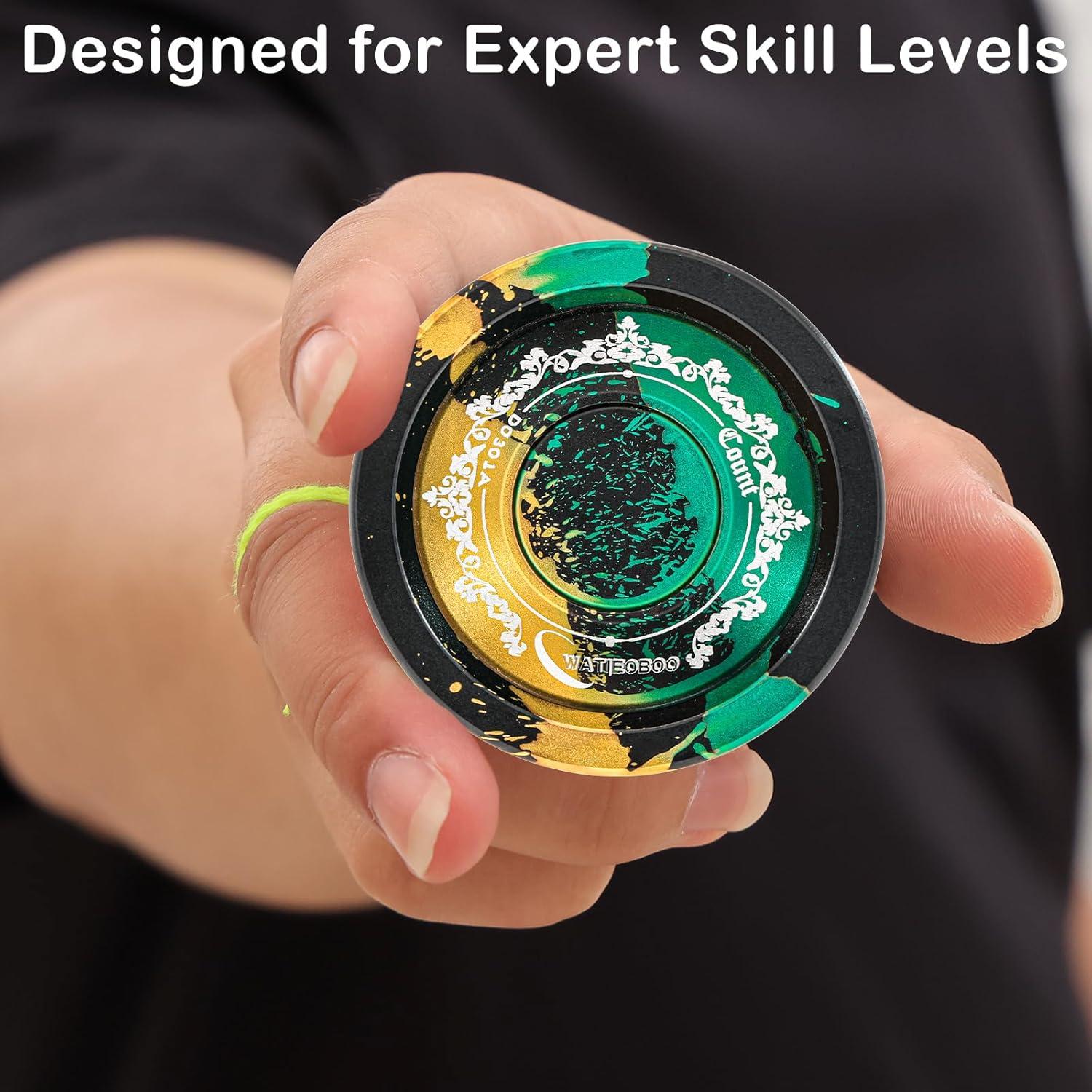 Yoyo WATIEOBOO Profesional de Metal 9cm para Niños y Adultos