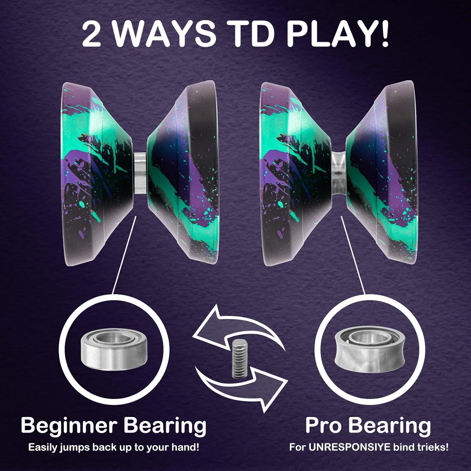 Yoyo WATIEOBOO C130 Profesional Metal para Trucos