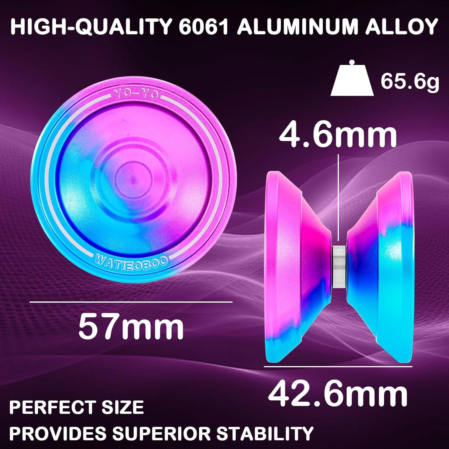 Yoyo WATIEOBOO M18 Profesional Doble Función Azul Rosa