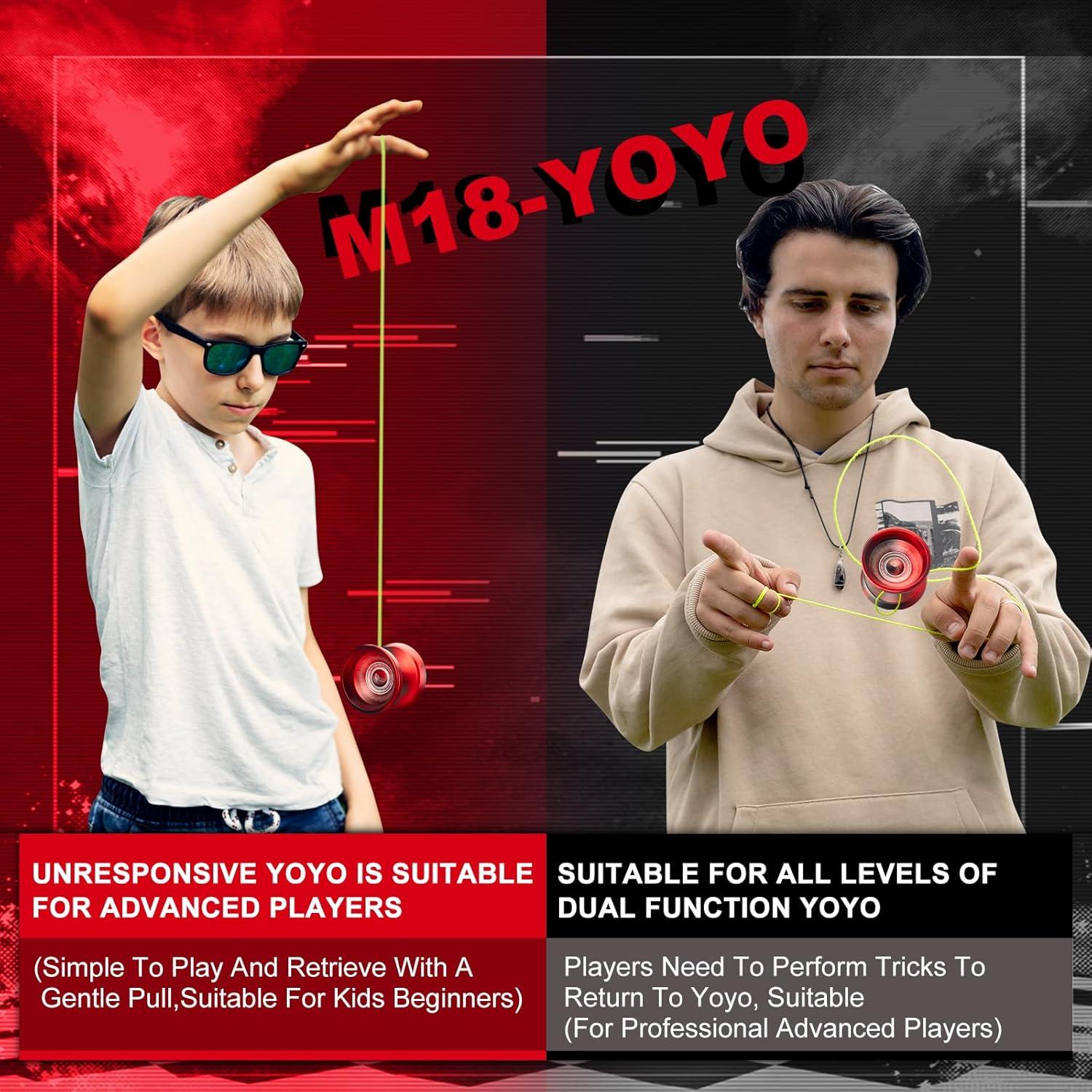 Yoyo Profesional WATIEOBO M18 para Niños y Adultos