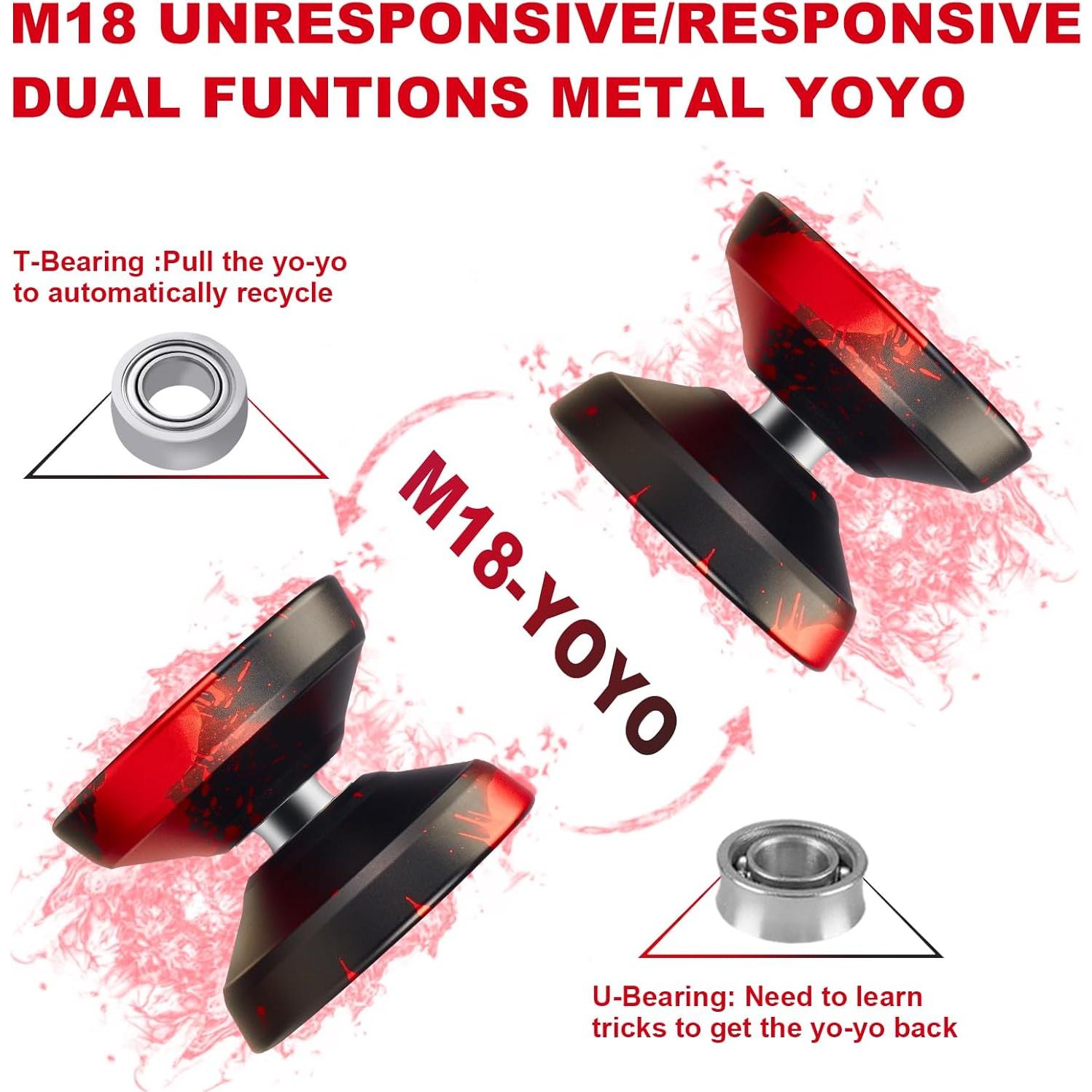 Yoyo Profesional WATIEOBO M18 para Niños y Adultos