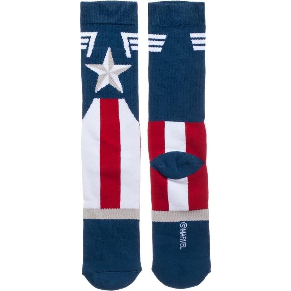 Calcetines Capitán América Bioworld para Niños - Diseño Colorido
