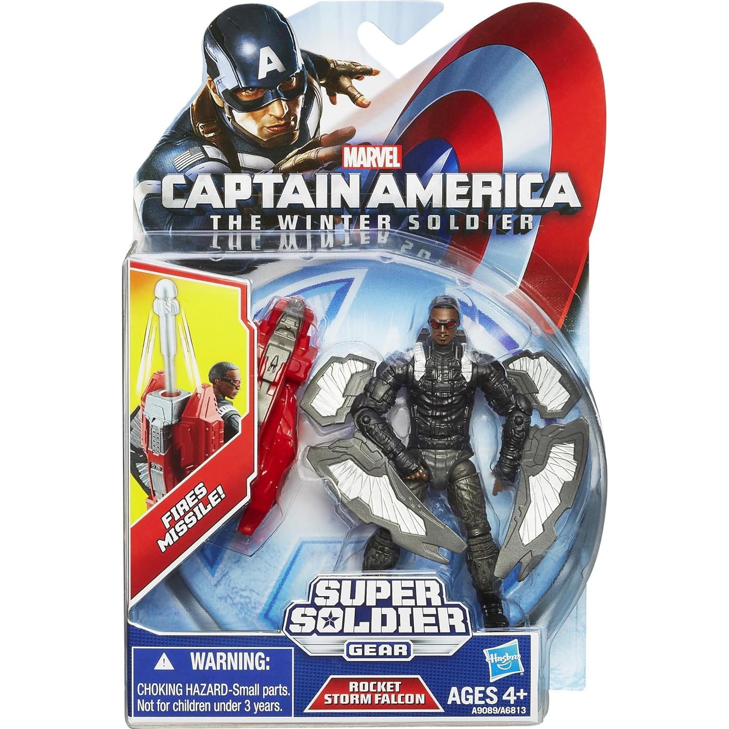 Figura de Acción Capitán América Hasbro 9.5 cm con Misil