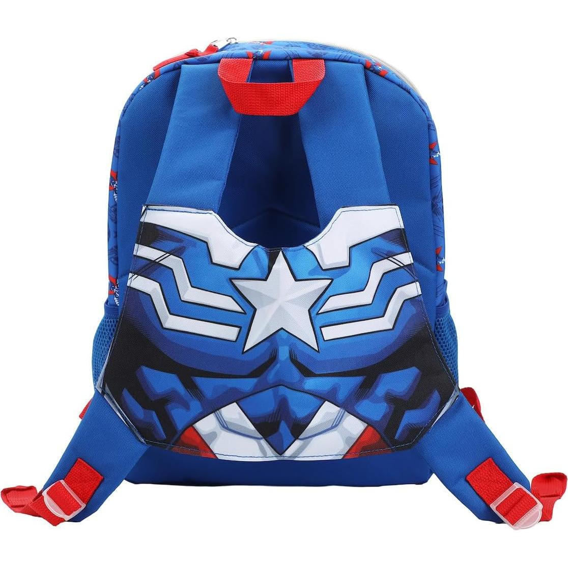 Mochila Juvenil Cosplay Capitán América Marvel 40.6x30.5cm