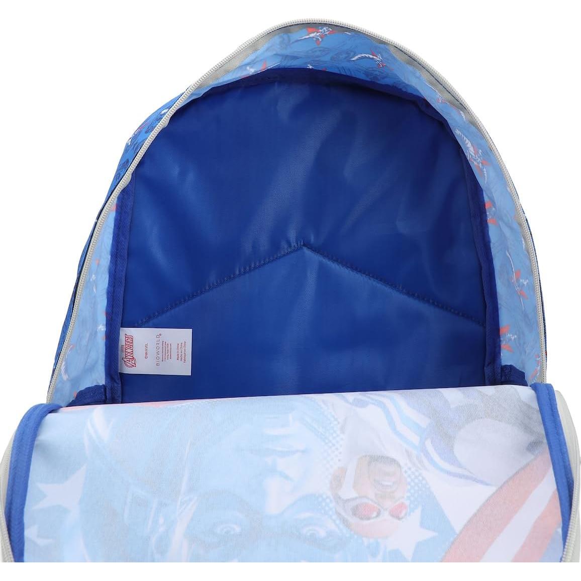 Mochila Juvenil Cosplay Capitán América Marvel 40.6x30.5cm