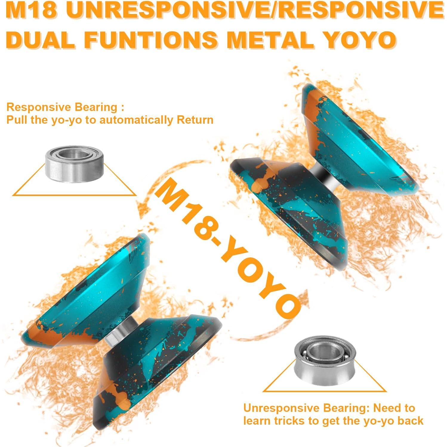 Yoyo WATIEOBOO M18 Profesional y Responsivo - Metal 5.99cm