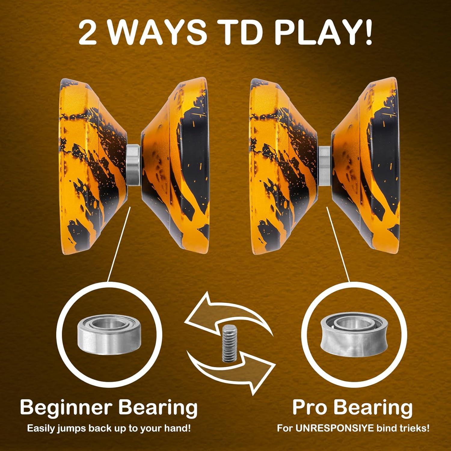 Yo-Yo WATIEOBOO Profesional Doble Función Metal 12+ Años