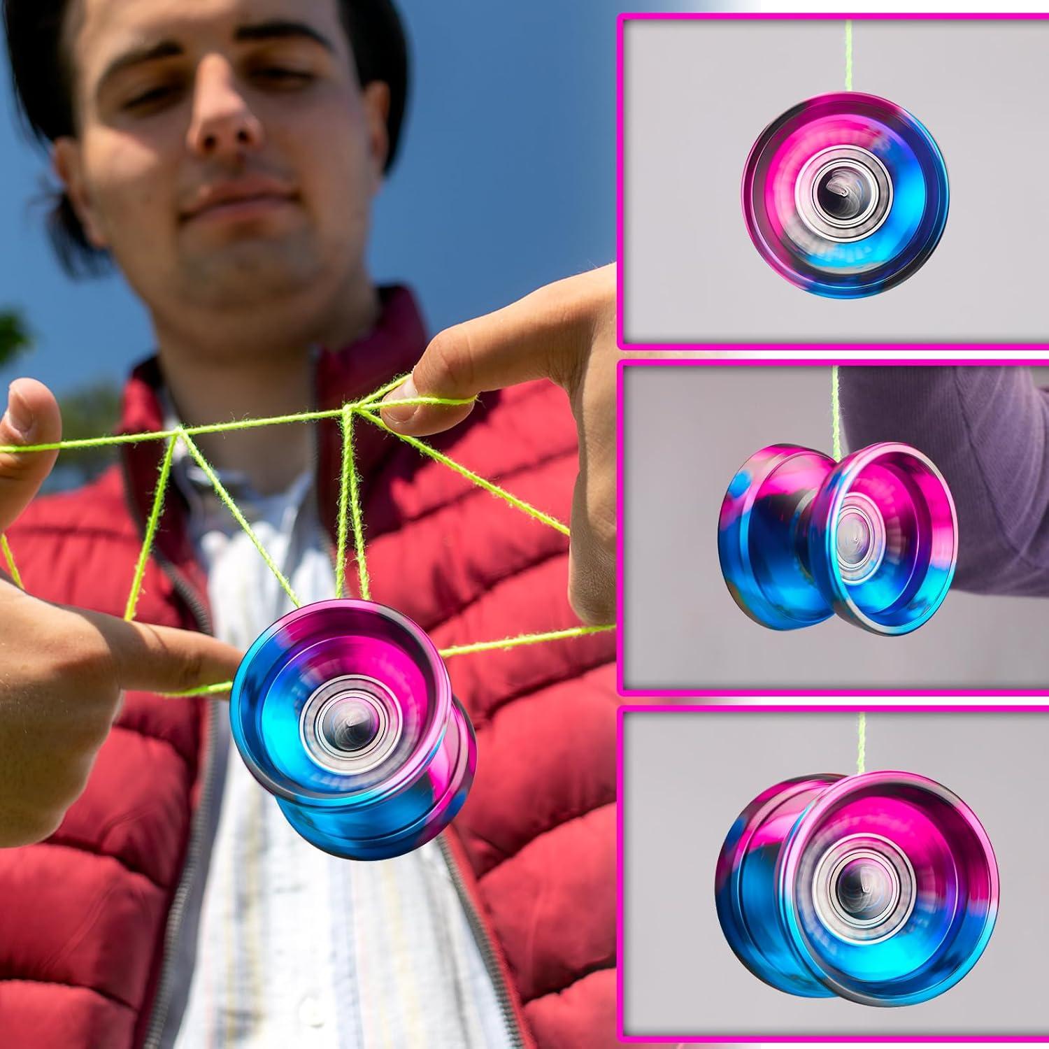 Yoyo Profesional WATIEOBOO M18 Metal Responsive para Niños