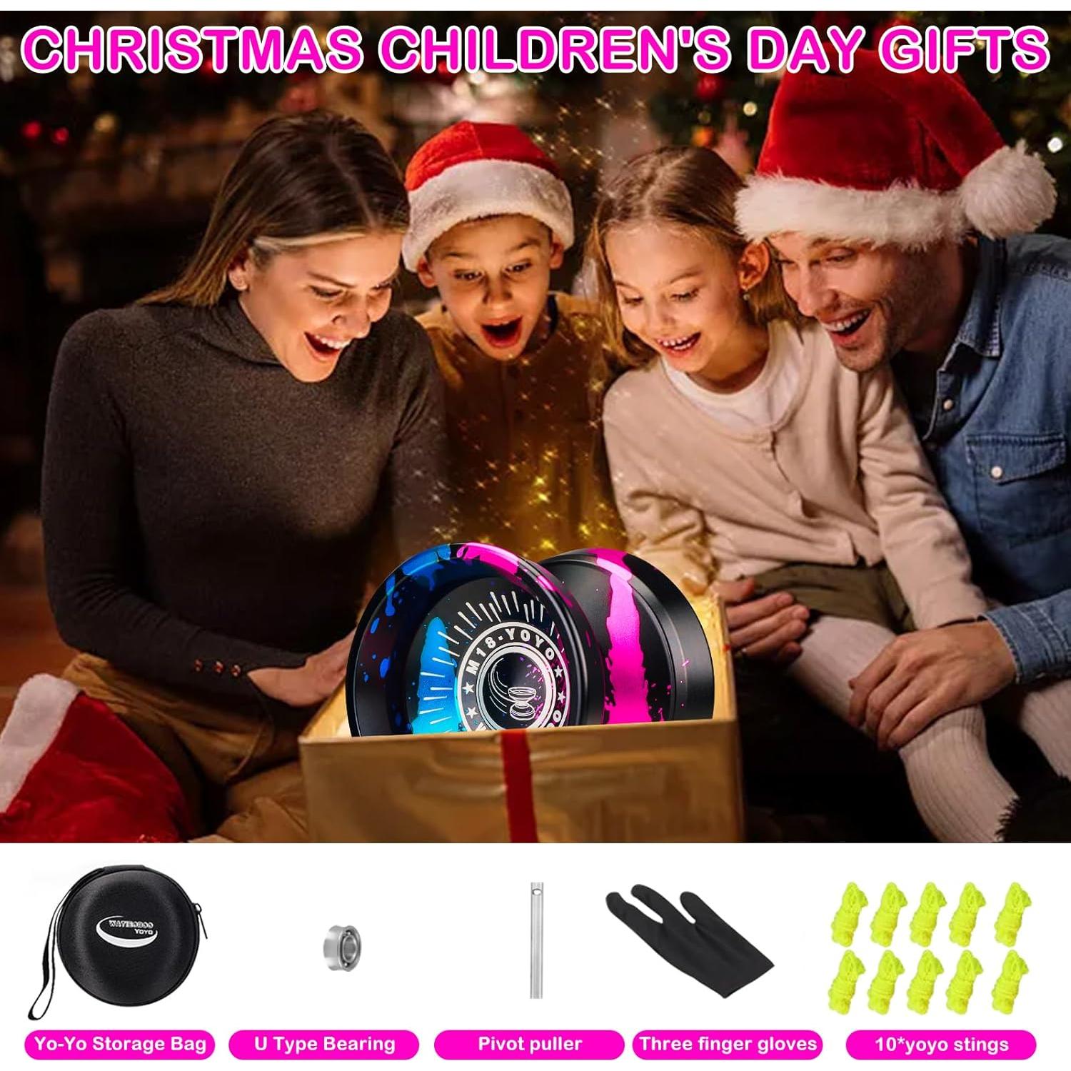 Yoyo Profesional WATIEOBOO M18 Metal Responsive para Niños