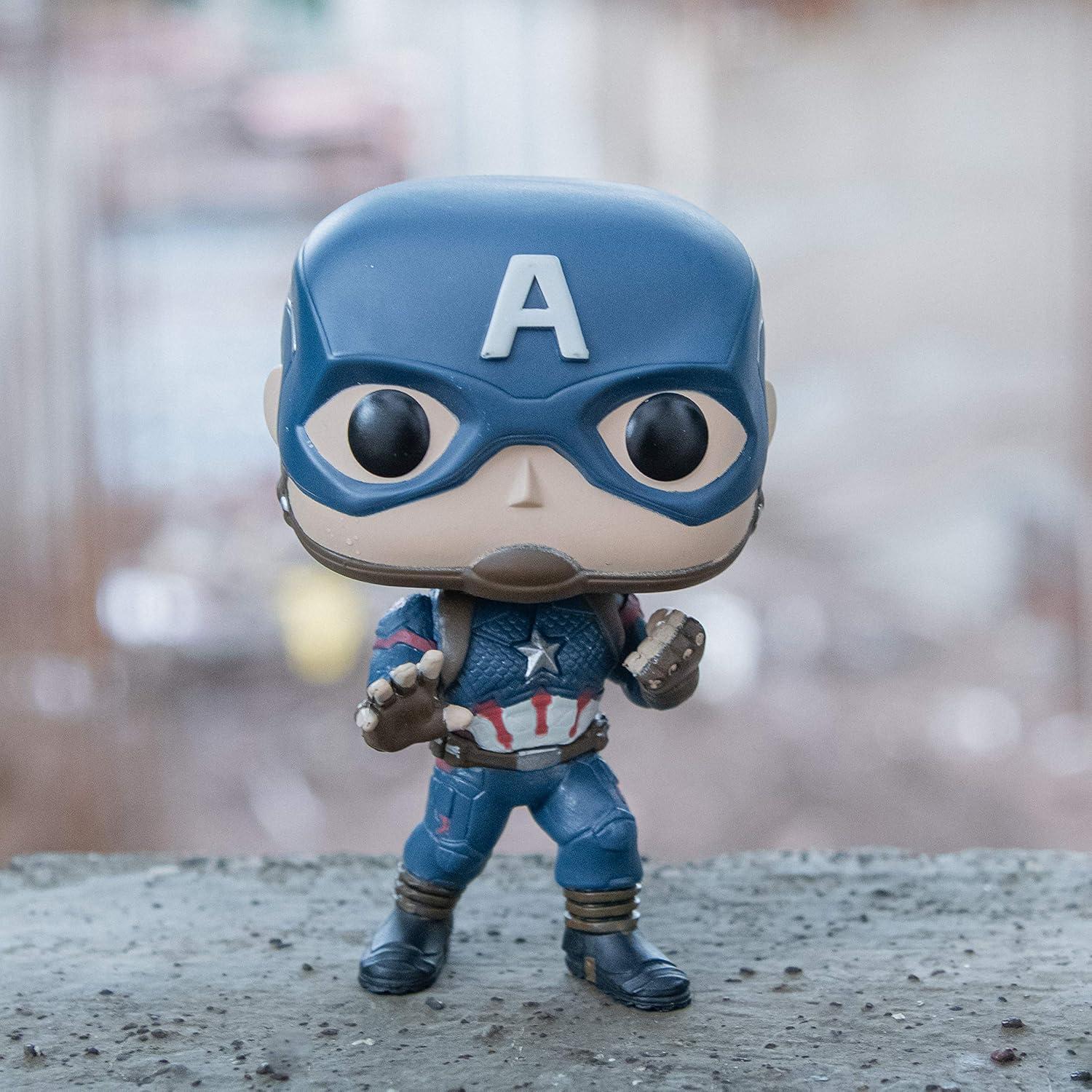 Figura de Vinilo Funko POP! Capitán América Marvel Endgame