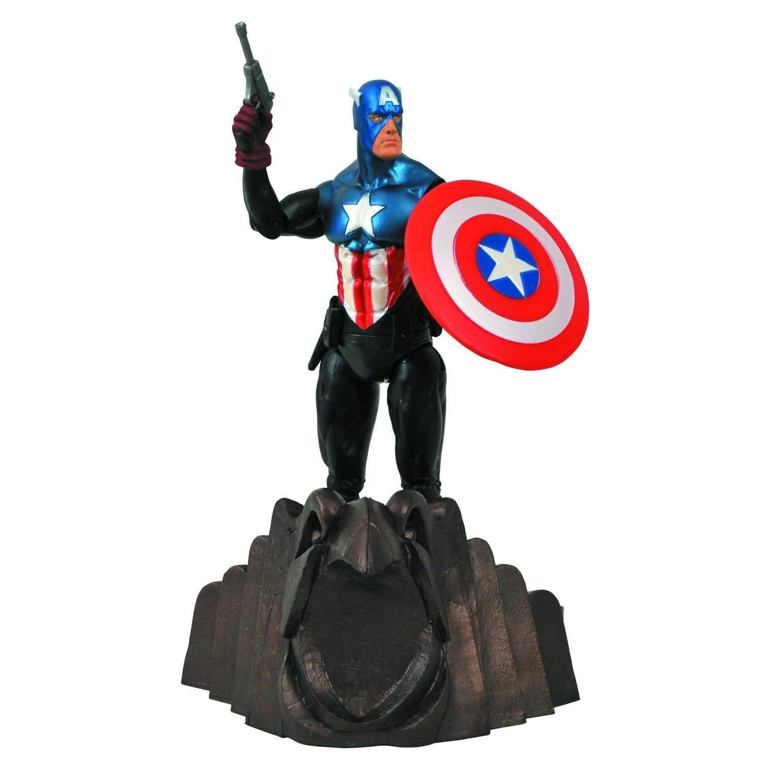 Figura de Acción Capitán América Diamond Select 17.78 cm