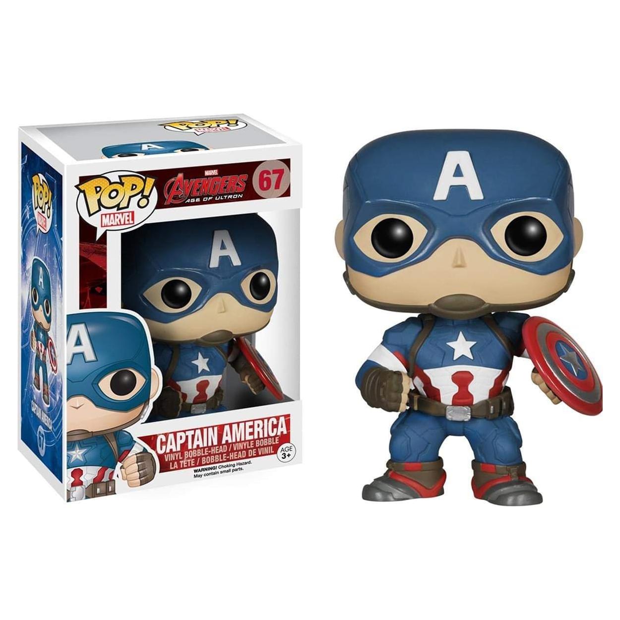 Figura de Acción Funko Marvel Capitán América 9.5cm