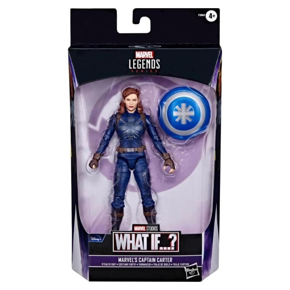 Figura de acción Marvel Legends Capitán Carter Hasbro 26.67 cm