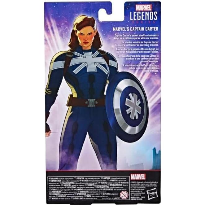 Figura de acción Marvel Legends Capitán Carter Hasbro 26.67 cm