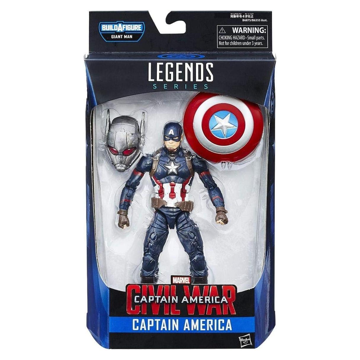 Figura Capitán América Marvel Legends 15.24 cm con accesorio