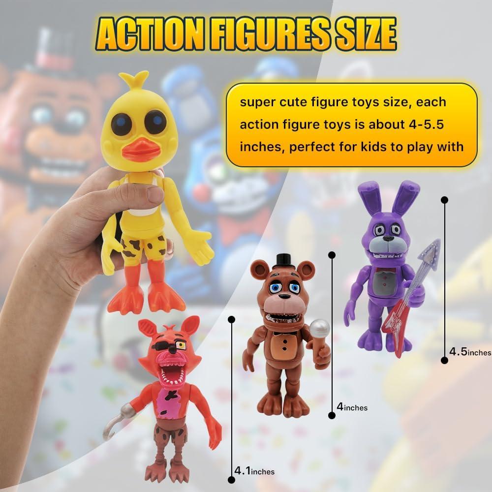 Conjunto de 18 Figuras de Acción Móviles Minaso - PVC Colorido