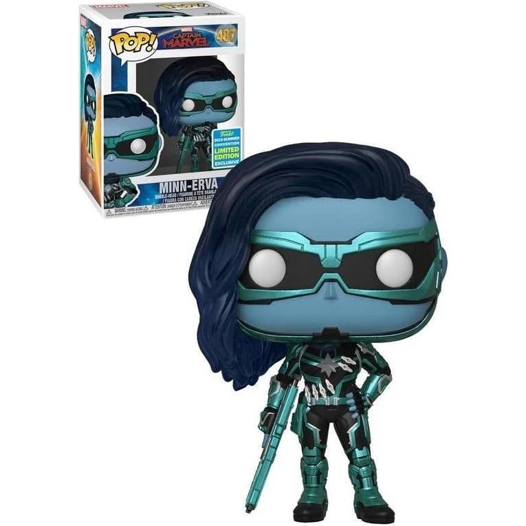 Figura de Acción Funko Pop! Capitana Marvel Doctor Minn Erva