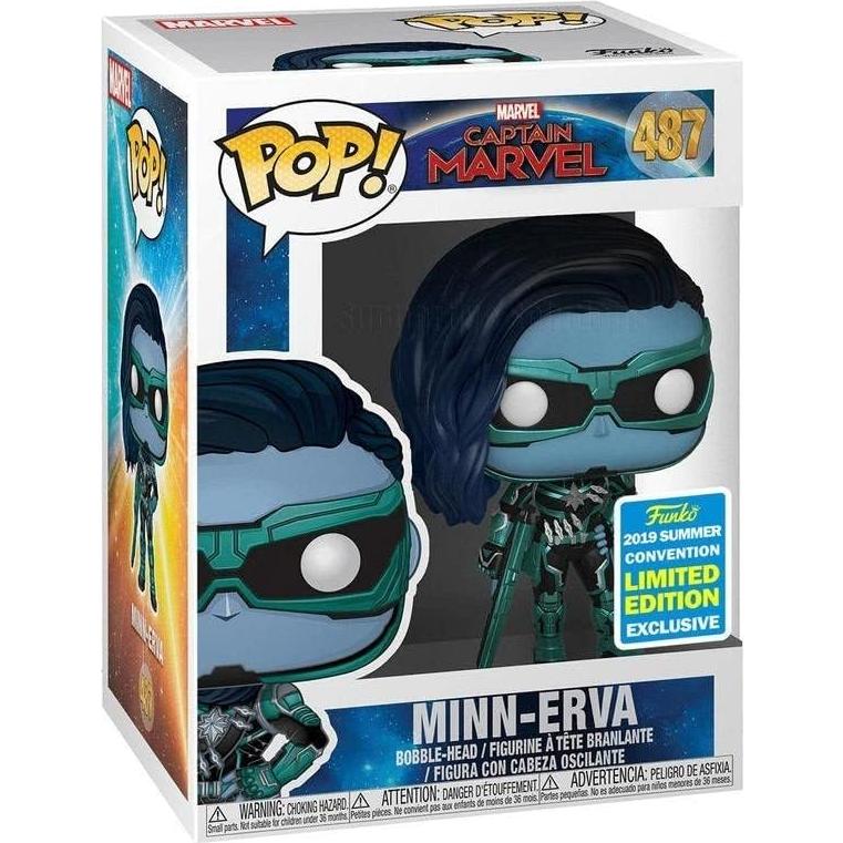 Figura de Acción Funko Pop! Capitana Marvel Doctor Minn Erva