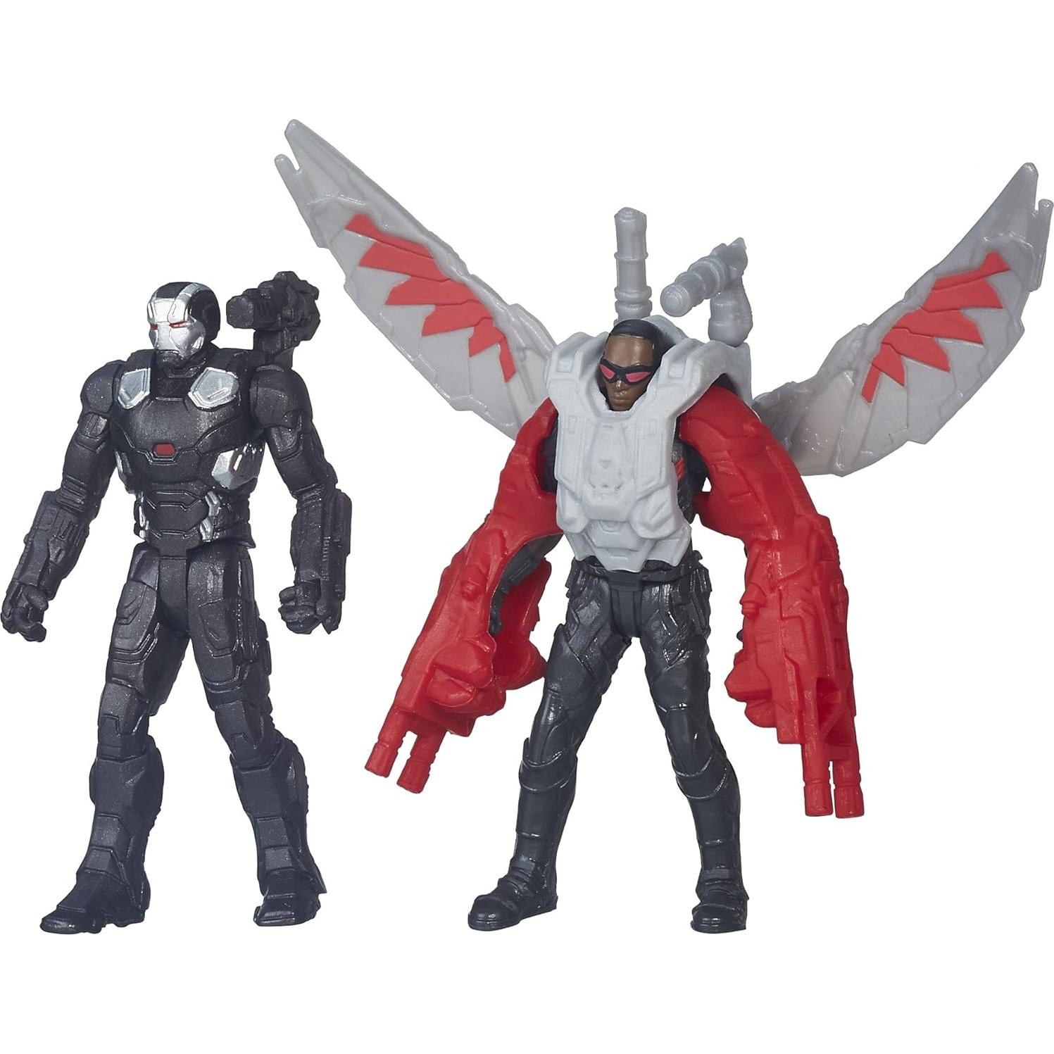 Figuras de Acción Capitán América y Máquina de Guerra Hasbro