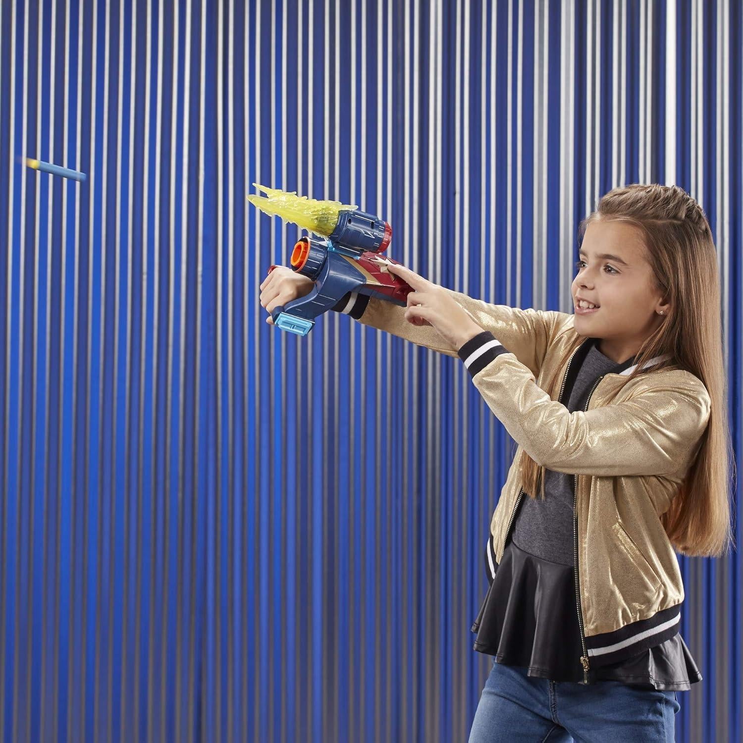 Nerf Capitán Marvel Equipo de Ensamblaje Hasbro 422g