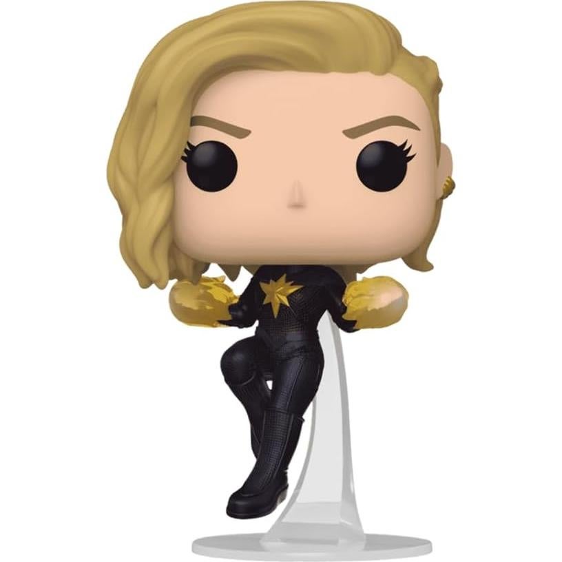 Funko Pop Brie Larson Capitán Marvel Autografiado Facsímil