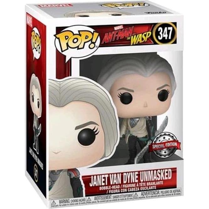 Funko Pop! Marvel Janet Van Dyne Sin Máscara #347 - 9.5 cm