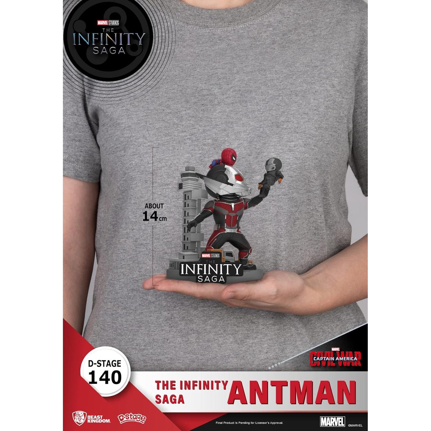 Estatua D-Stage Ant-Man Beast Kingdom 15.24 cm Civil War
