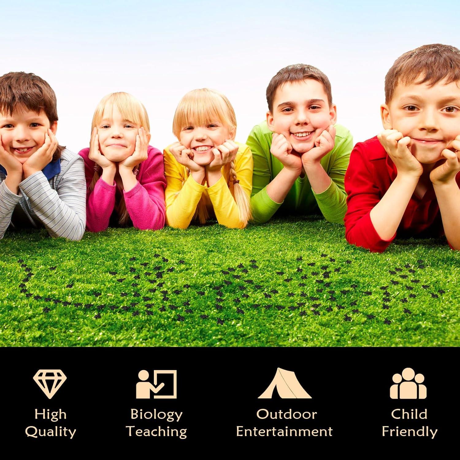 300 Hormigas de Plástico Realistas para Decoración Halloween