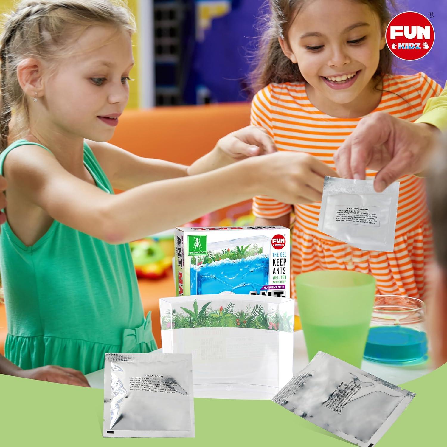 Kit de Granja de Hormigas FunKidz - Terrario Educativo 14.5x17.5 cm