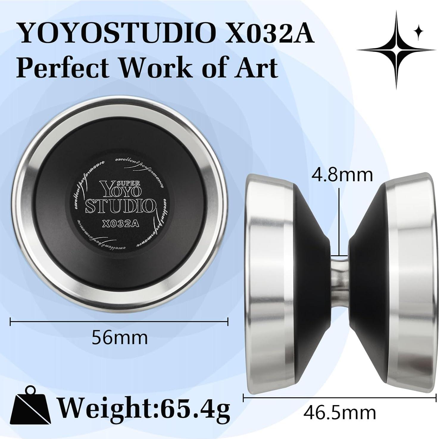 Yoyo Profesional YOYOSTUDIO X032A con Anillos de Aluminio