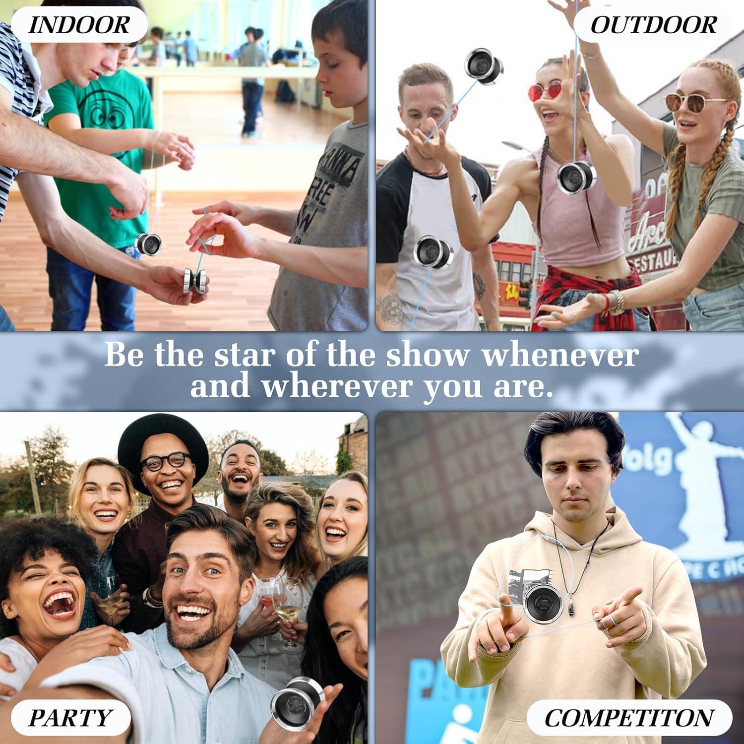 Yoyo Profesional YOYOSTUDIO X032A con Anillos de Aluminio