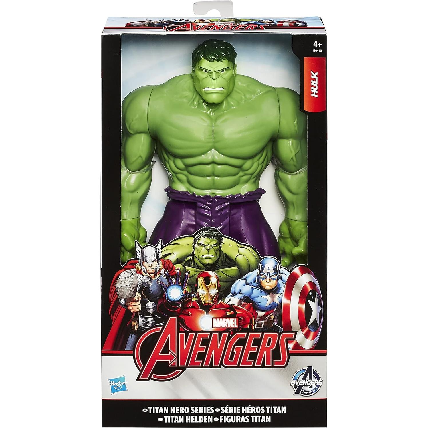 Figura Titan Hero Hulk Hasbro 12 cm para 4 años y más