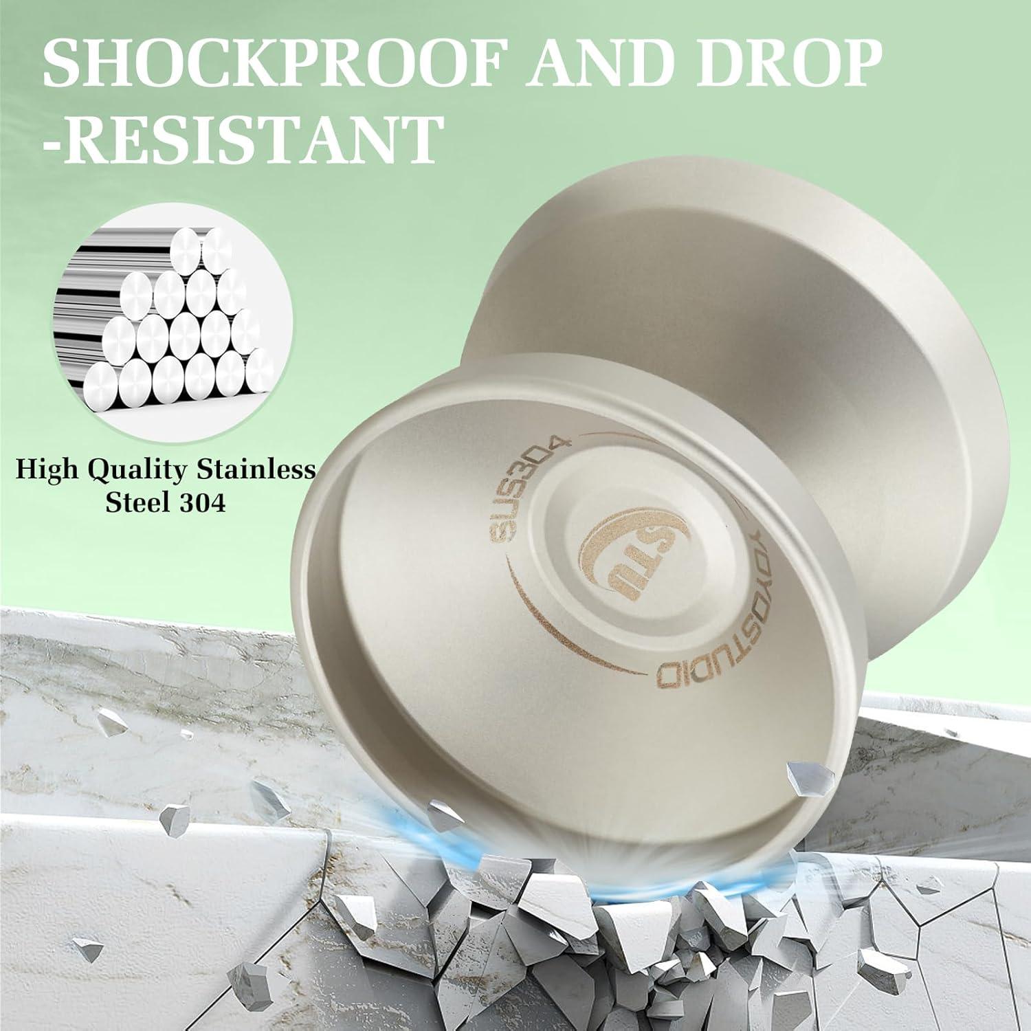 Yoyo Profesional YOYOSTUDIO Acero Inoxidable 304 Gris
