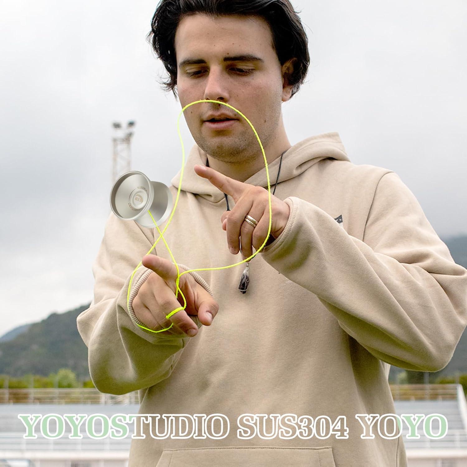 Yoyo Profesional YOYOSTUDIO Acero Inoxidable 304 Gris