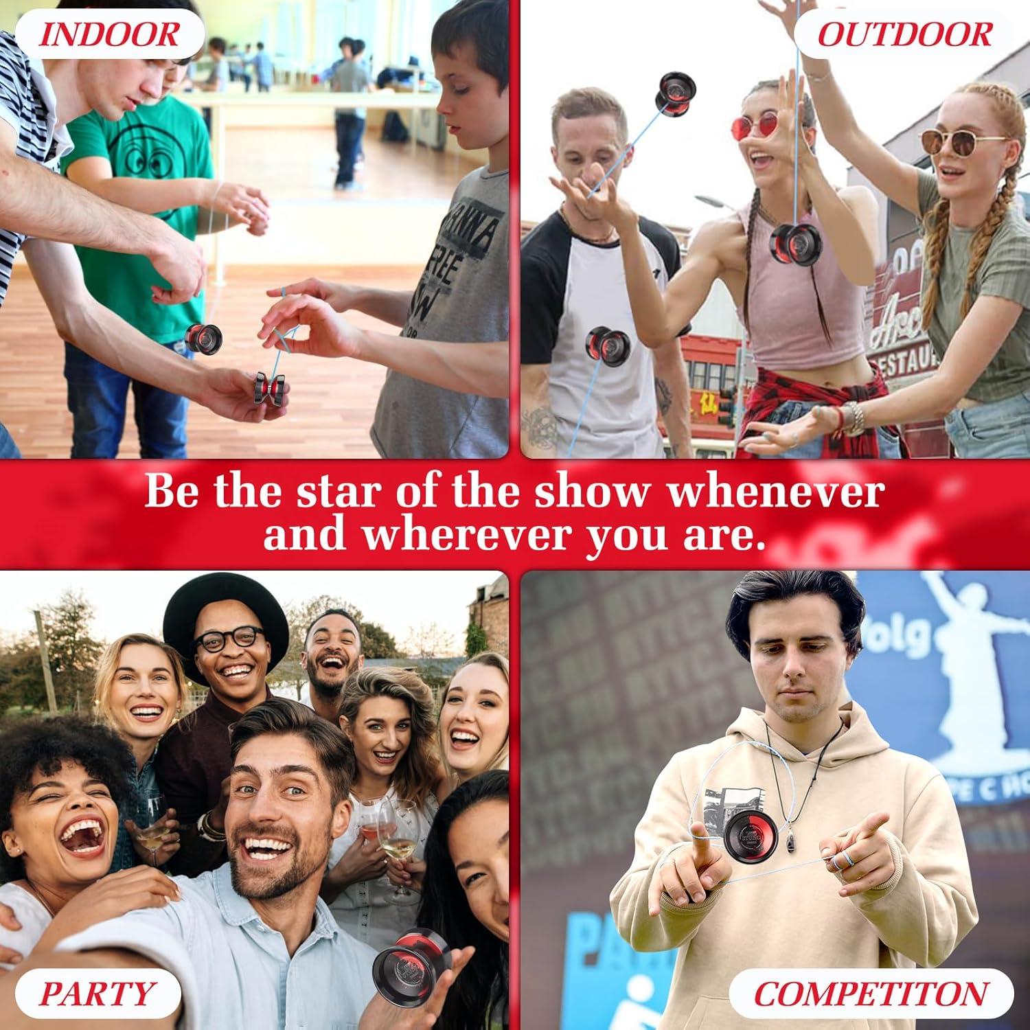 Yoyo Profesional YOYOSTUDIO X032A con Anillos de Aluminio