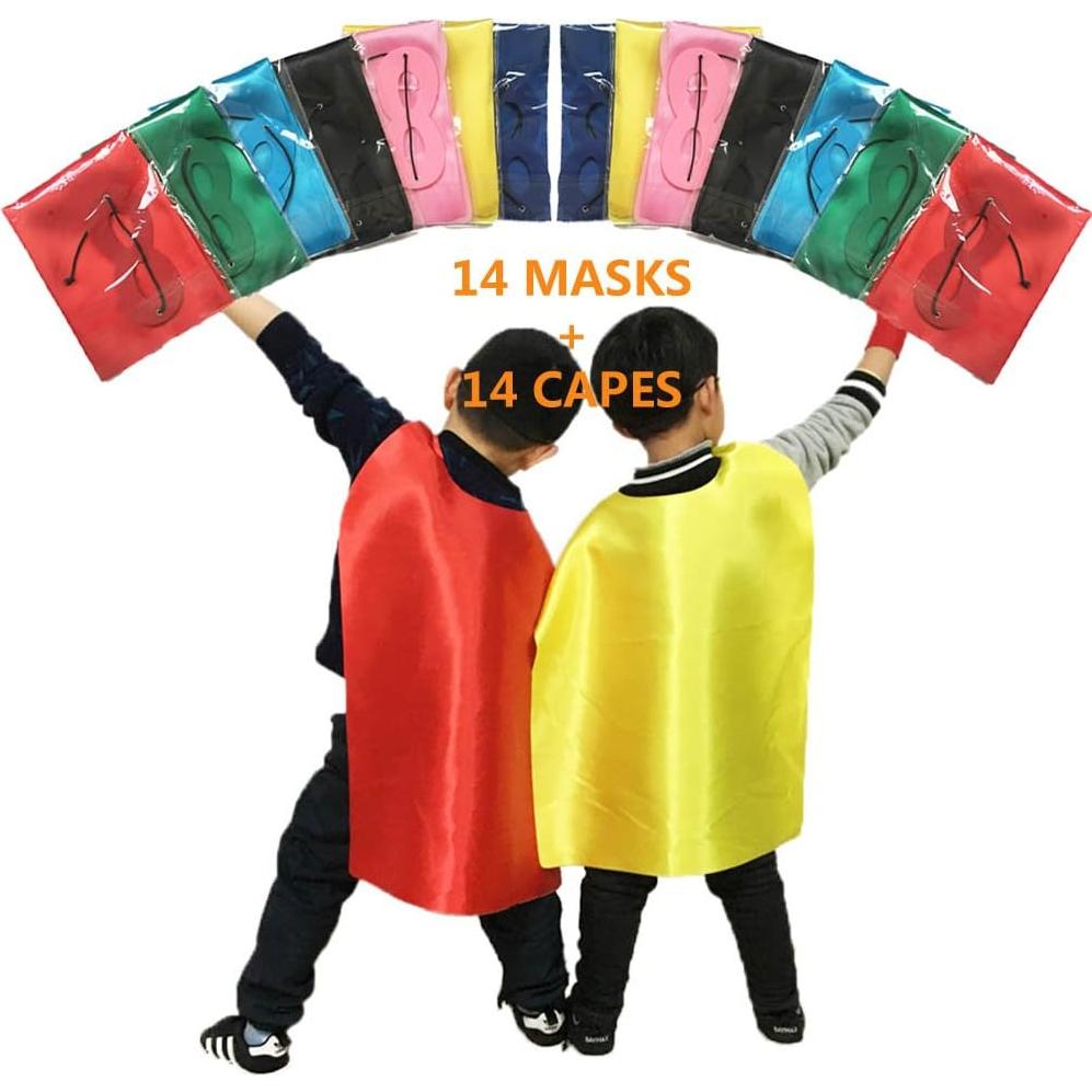 Disfraces de Superhéroe ADJOY - 28 Piezas para Niños