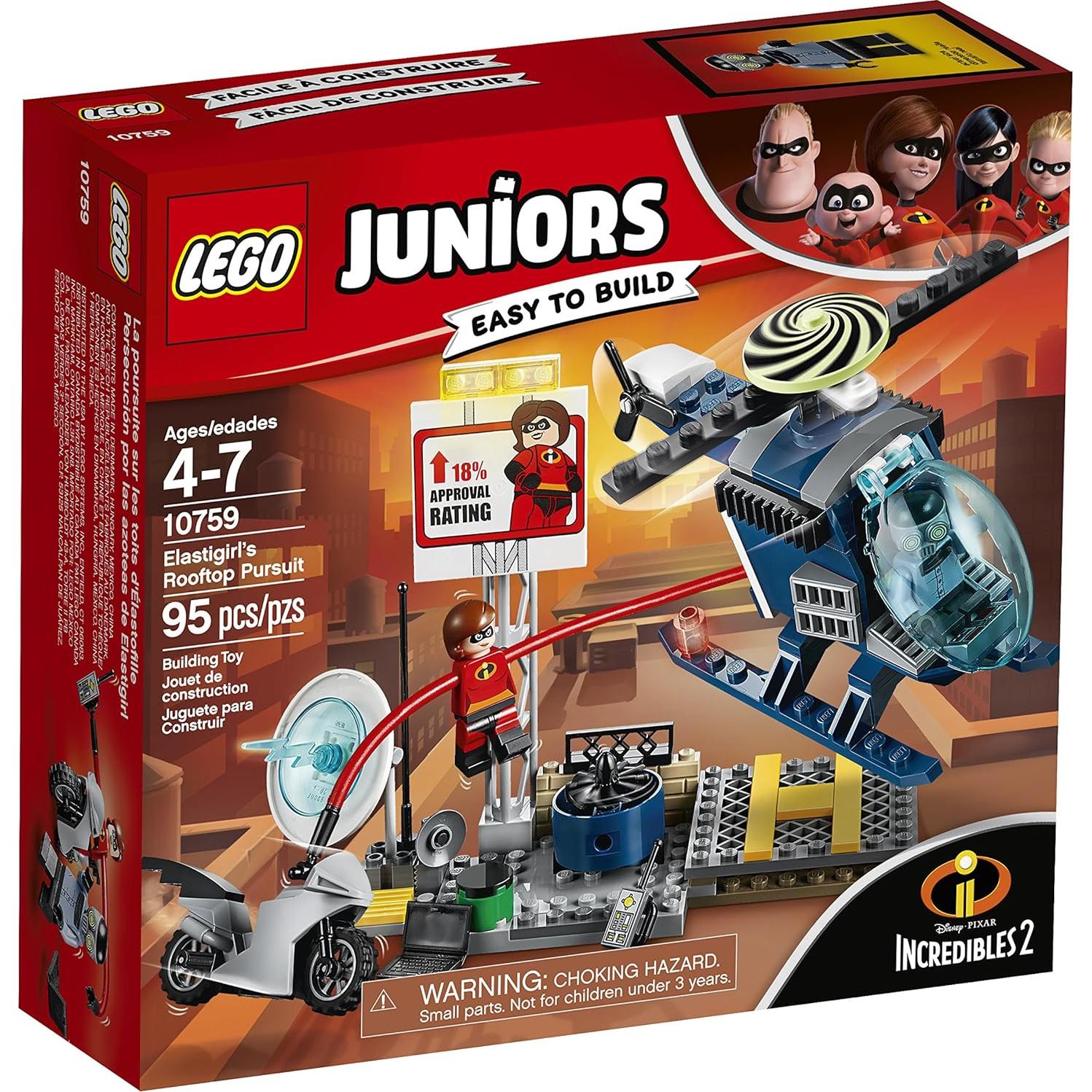 LEGO Juniors 4+ La Búsqueda en la Azotea de Elastigirl 10759