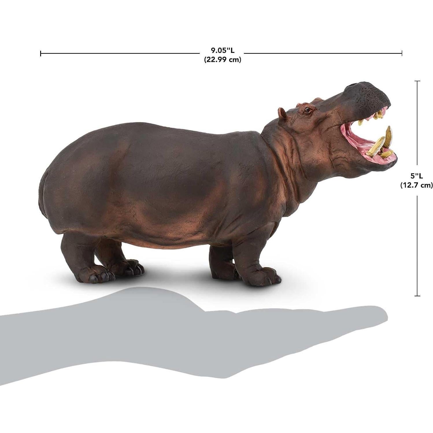 Figurita de Hipopótamo Safari Ltd. 22.5 cm - Juguete Educativo