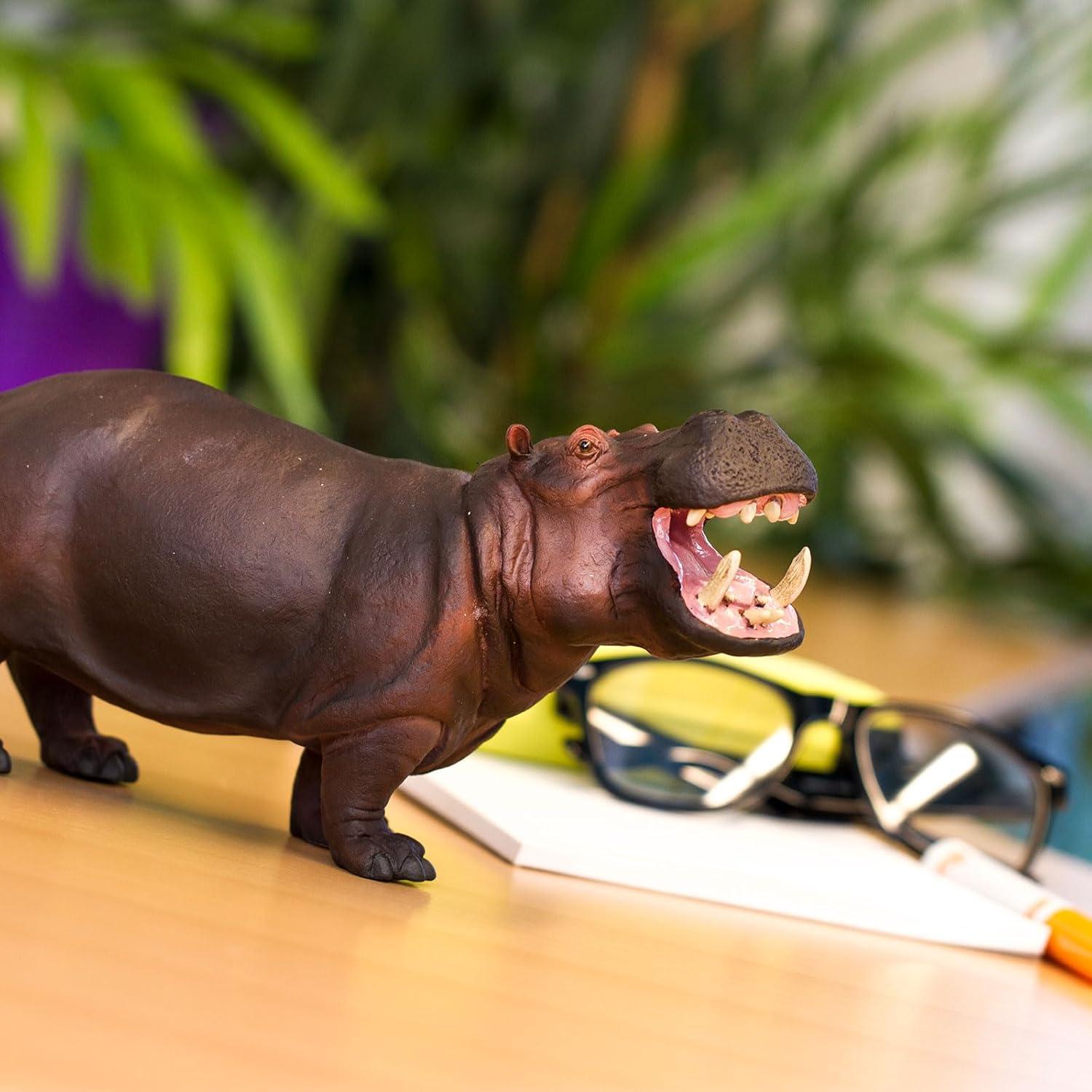 Figurita de Hipopótamo Safari Ltd. 22.5 cm - Juguete Educativo