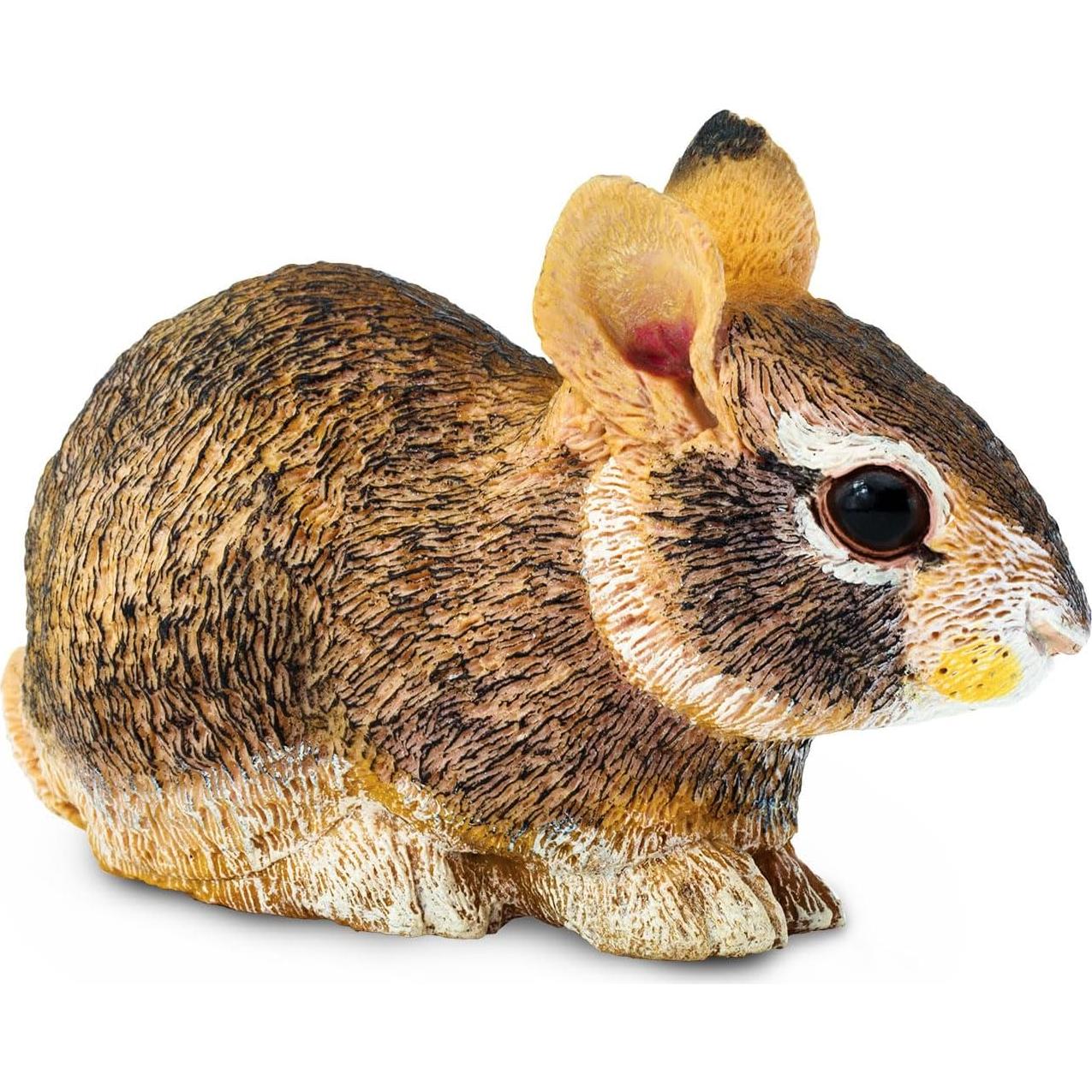 Figura de bebé conejo de cola de algodón Safari Ltd 10.8 cm