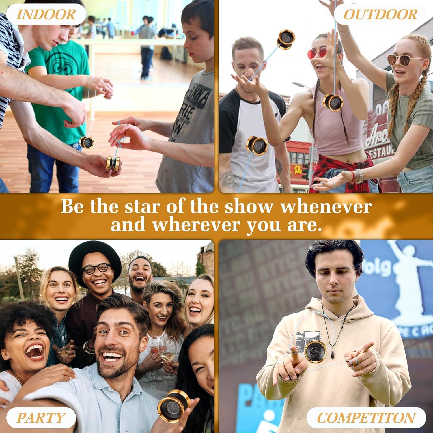 Yoyo Profesional YOYOSTUDIO X032A con Anillos de Aluminio