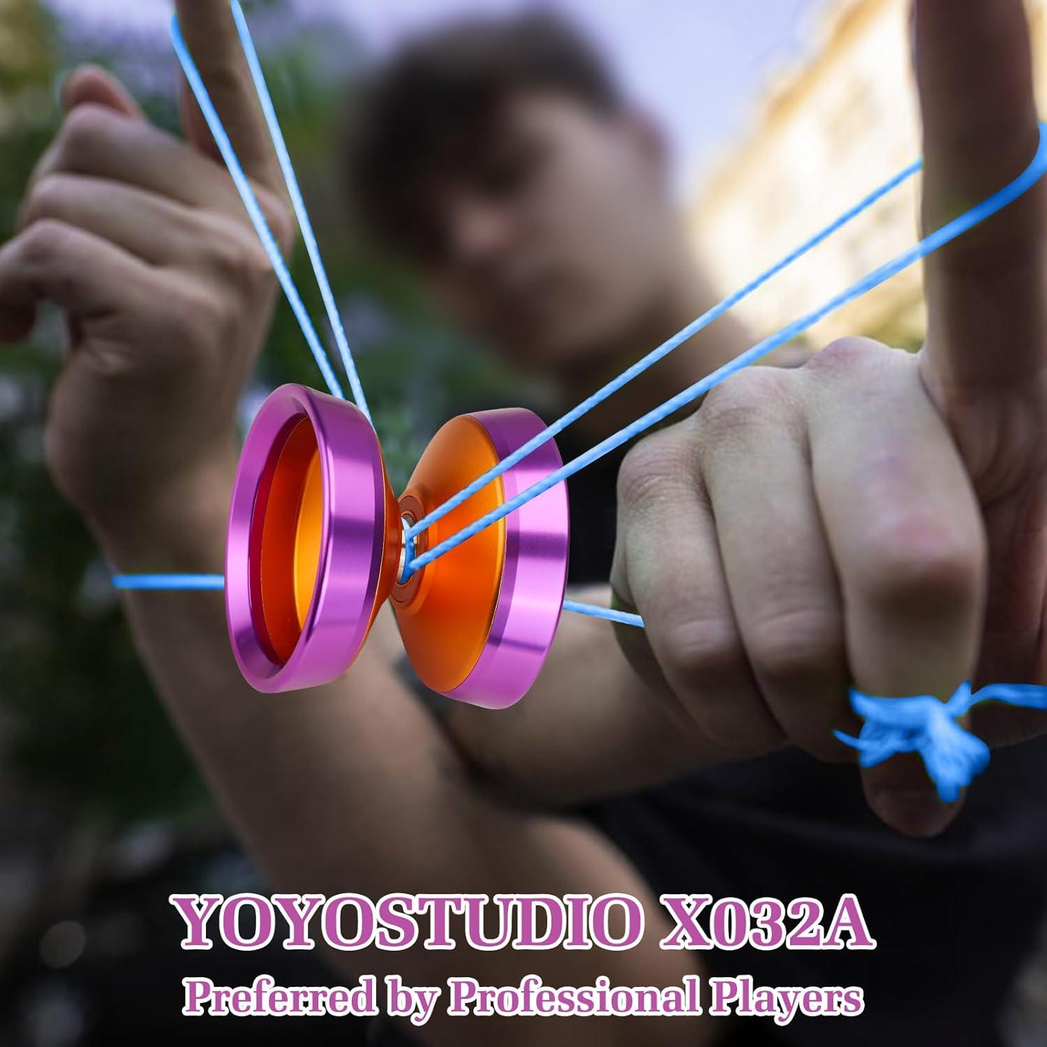 Yoyo Profesional YOYOSTUDIO X032A Naranja con Cuerdas