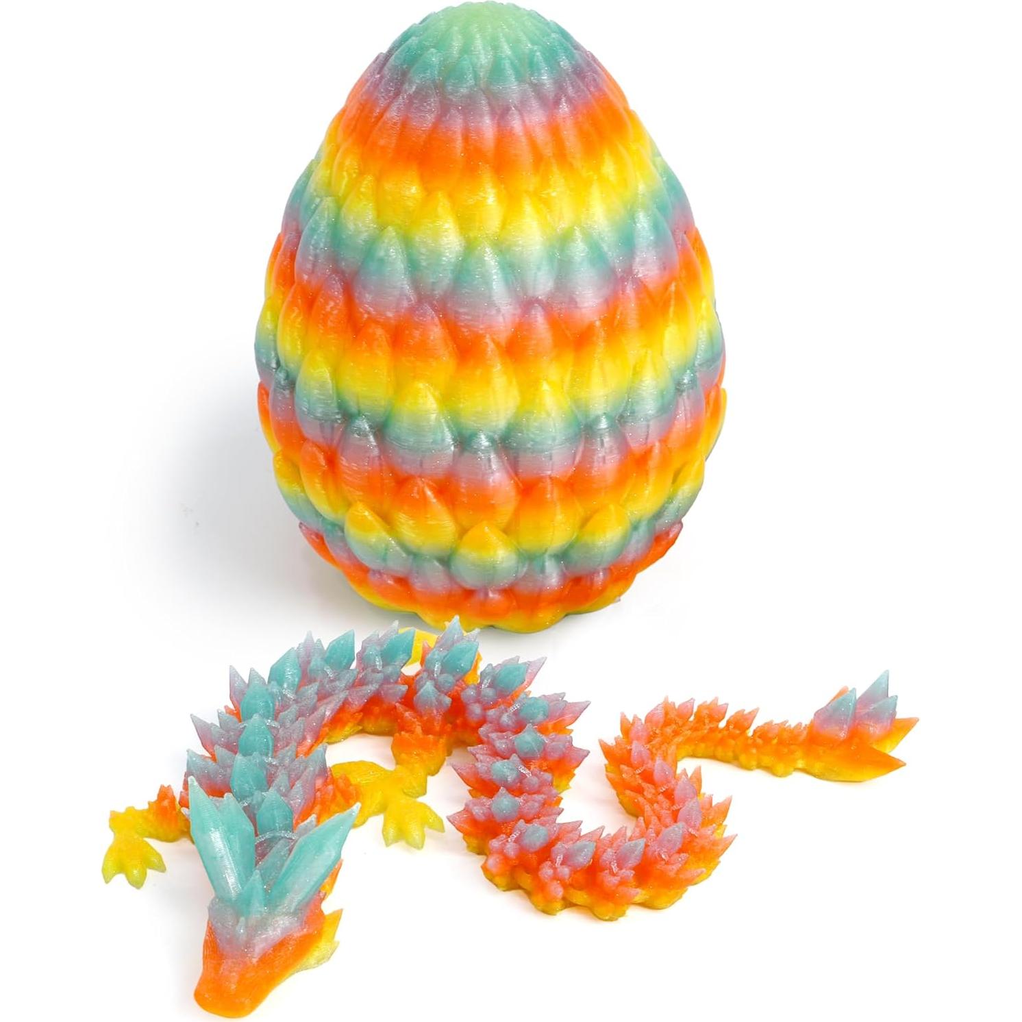 Huevo de Dragón 3D Flavery con Dragón Articulado 30.48 cm